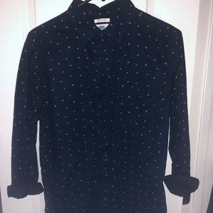 Button-Down Navy/Blue Dress Shirt